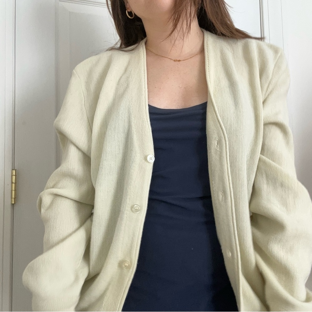 Vintage Cream Cardigan